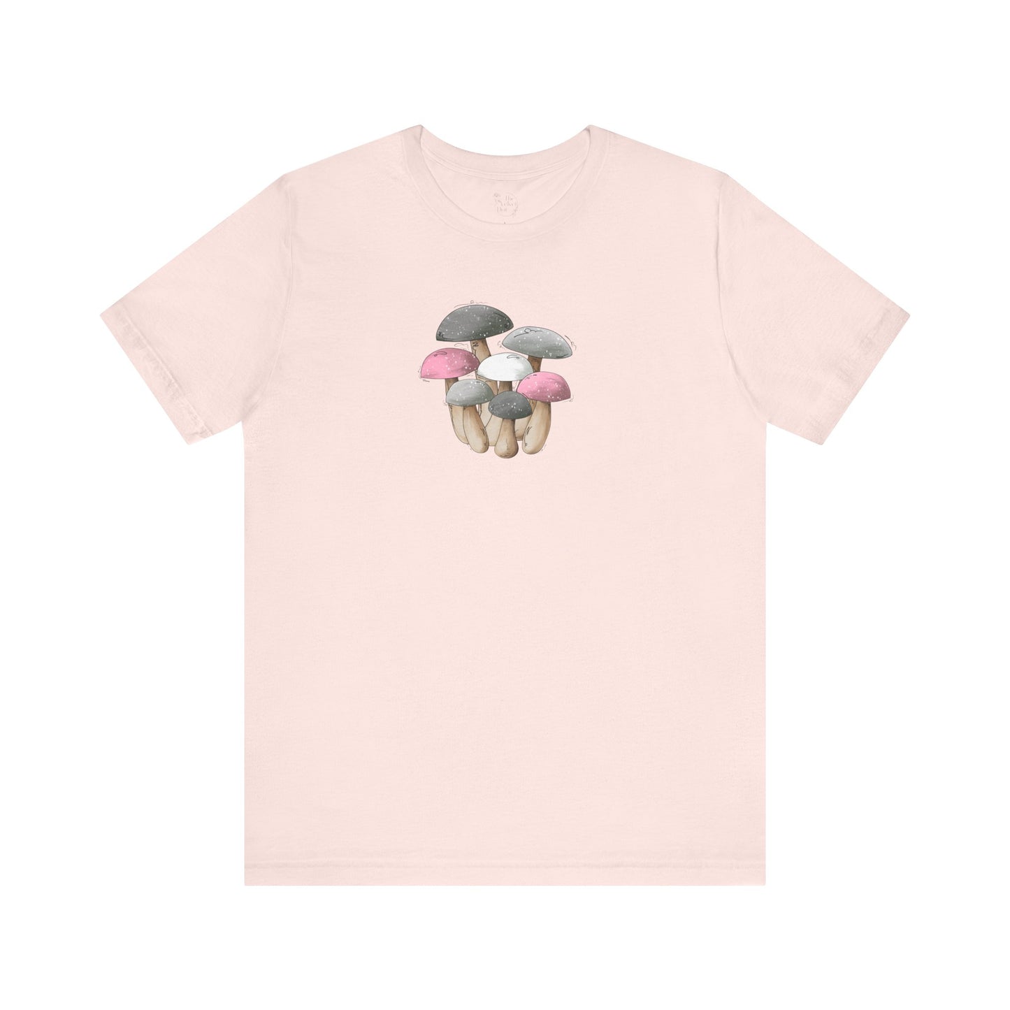 Demi Girl Pride Flag Mushrooms - Unisex T-Shirt