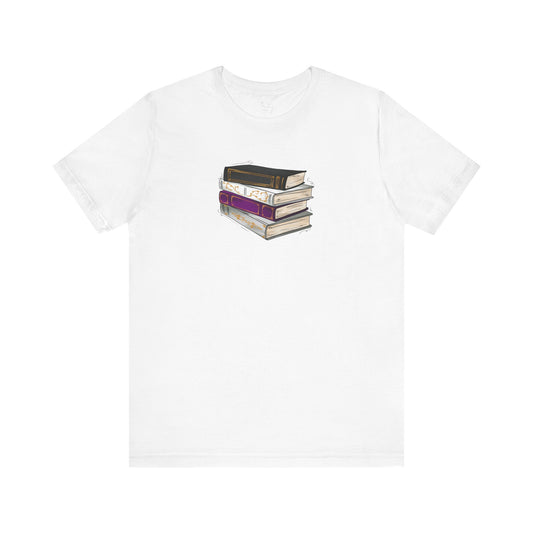 Demisexual Pride Flag Old Books - Unisex T-Shirt