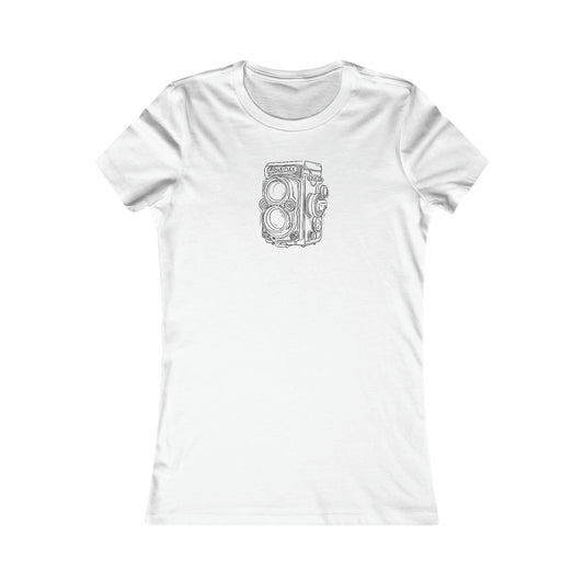 Camera Rolleiflex Sketch - Women's T-Shirt