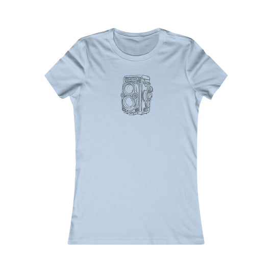 Camera Rolleiflex Sketch - Women's T-Shirt