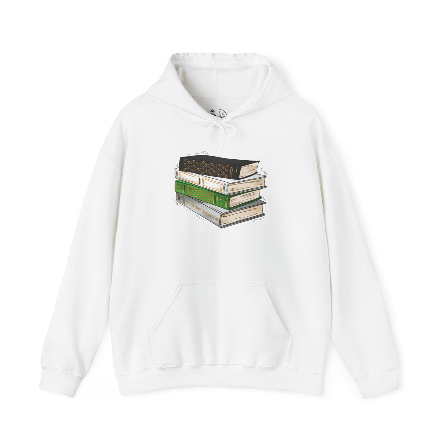 Demiromantic Pride Flag Old Books - Adult Unisex Hoodie