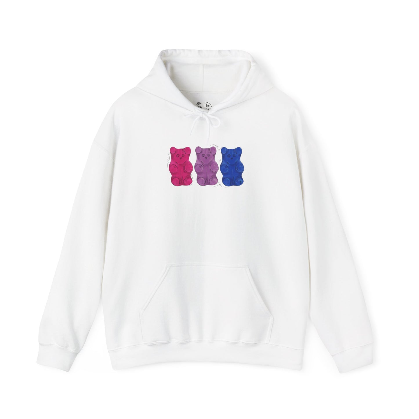 Bisexual Pride Flag Gummy Bears - Adult Unisex Hoodie