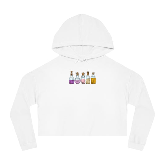 Trixic Pride Flag Potion Bottles - Women’s Cropped Hoodie