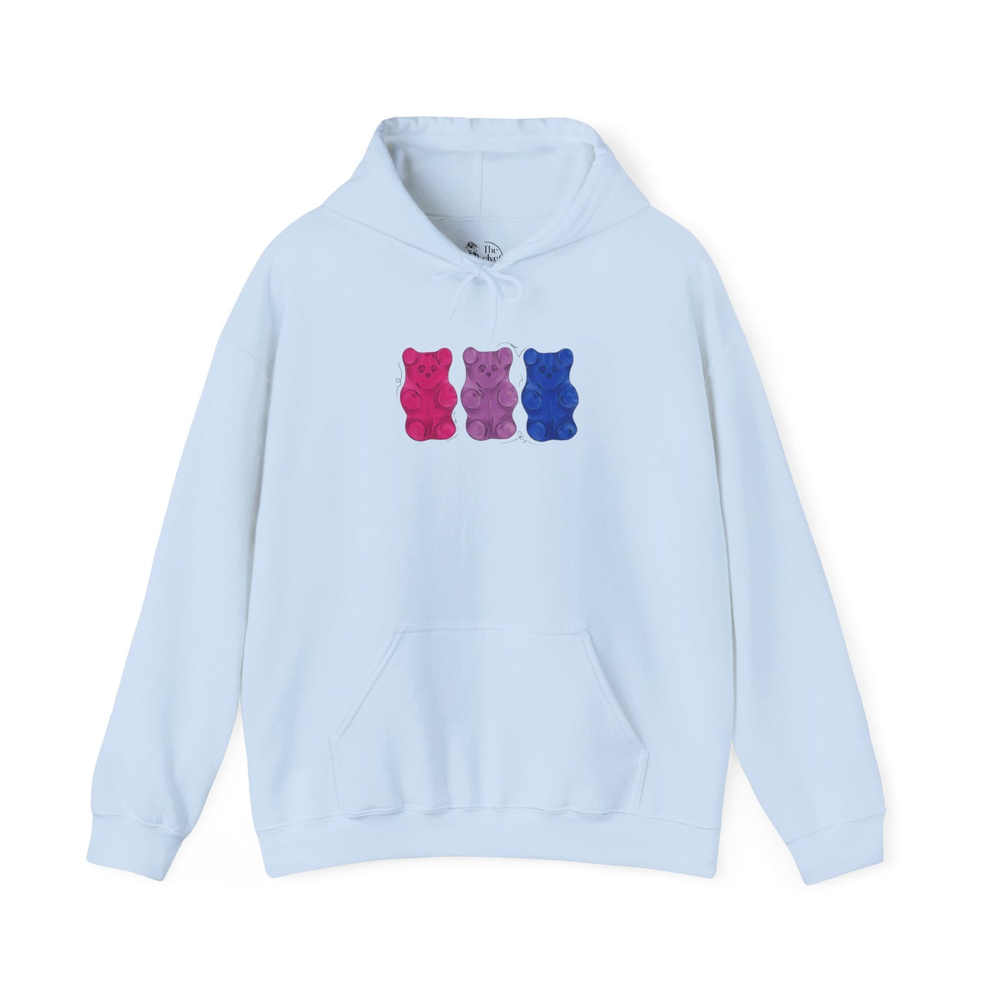 Bisexual Pride Flag Gummy Bears - Adult Unisex Hoodie