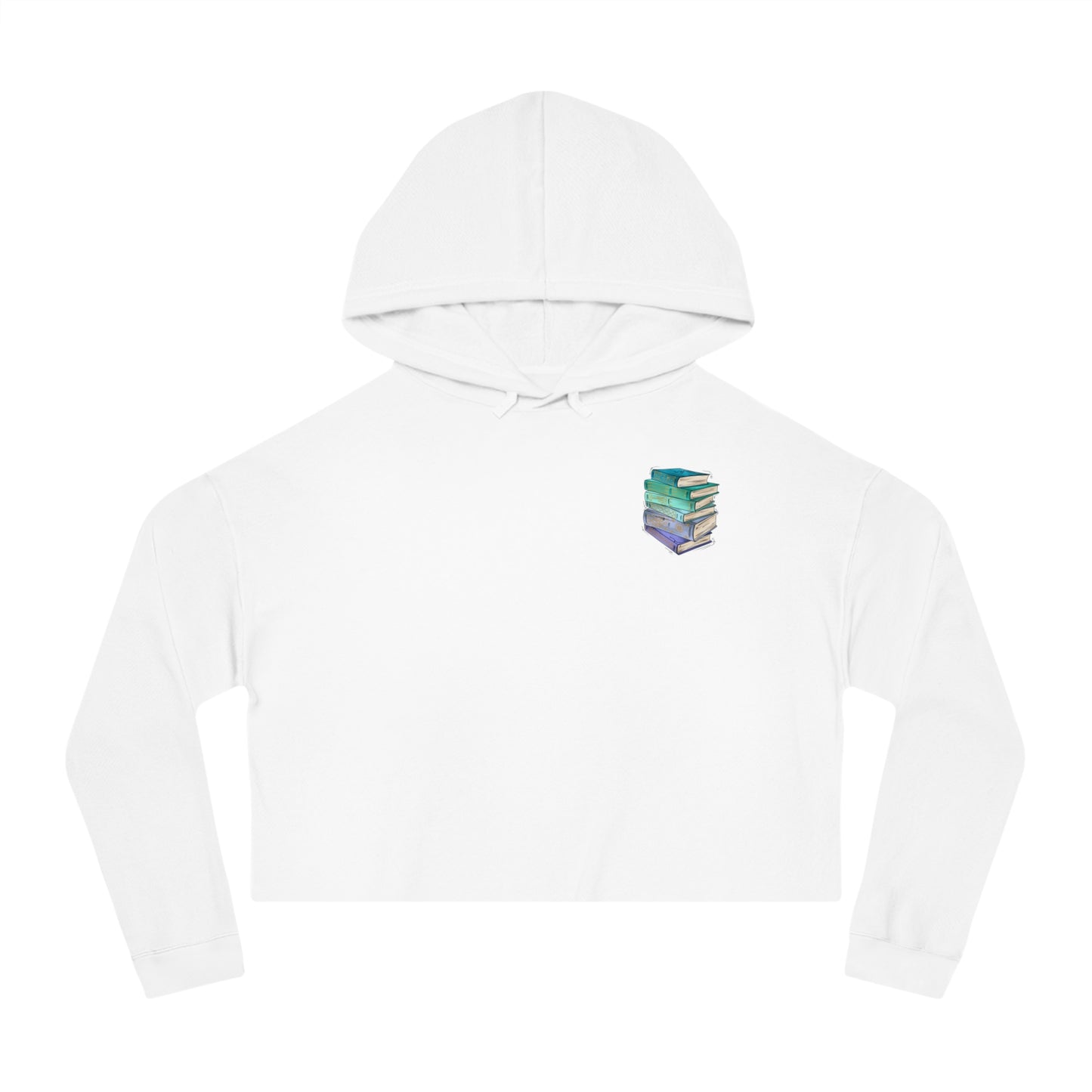 Neptunic Pride Flag Old Books - Women’s Cropped Hoodie