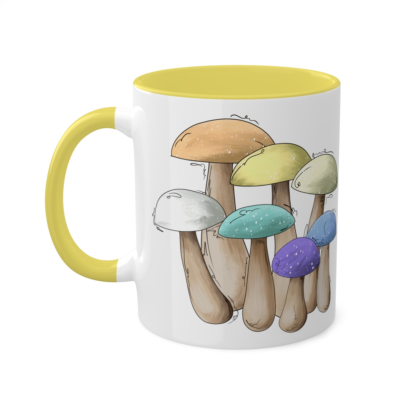 Genderfaun Pride Flag Mushrooms - Mug