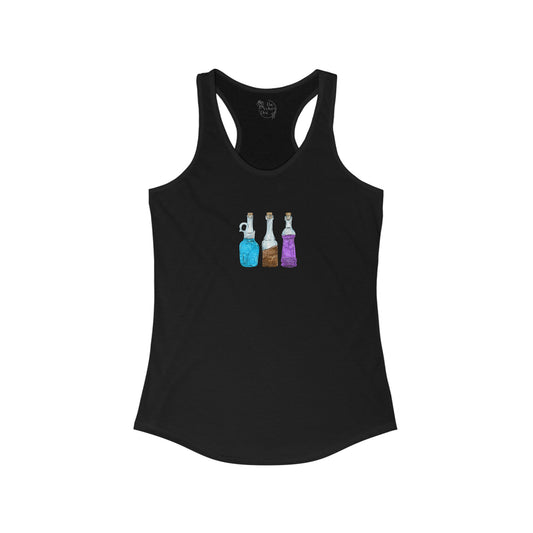 Androsexual Pride Flag Potion Bottles - Womens Tank Top