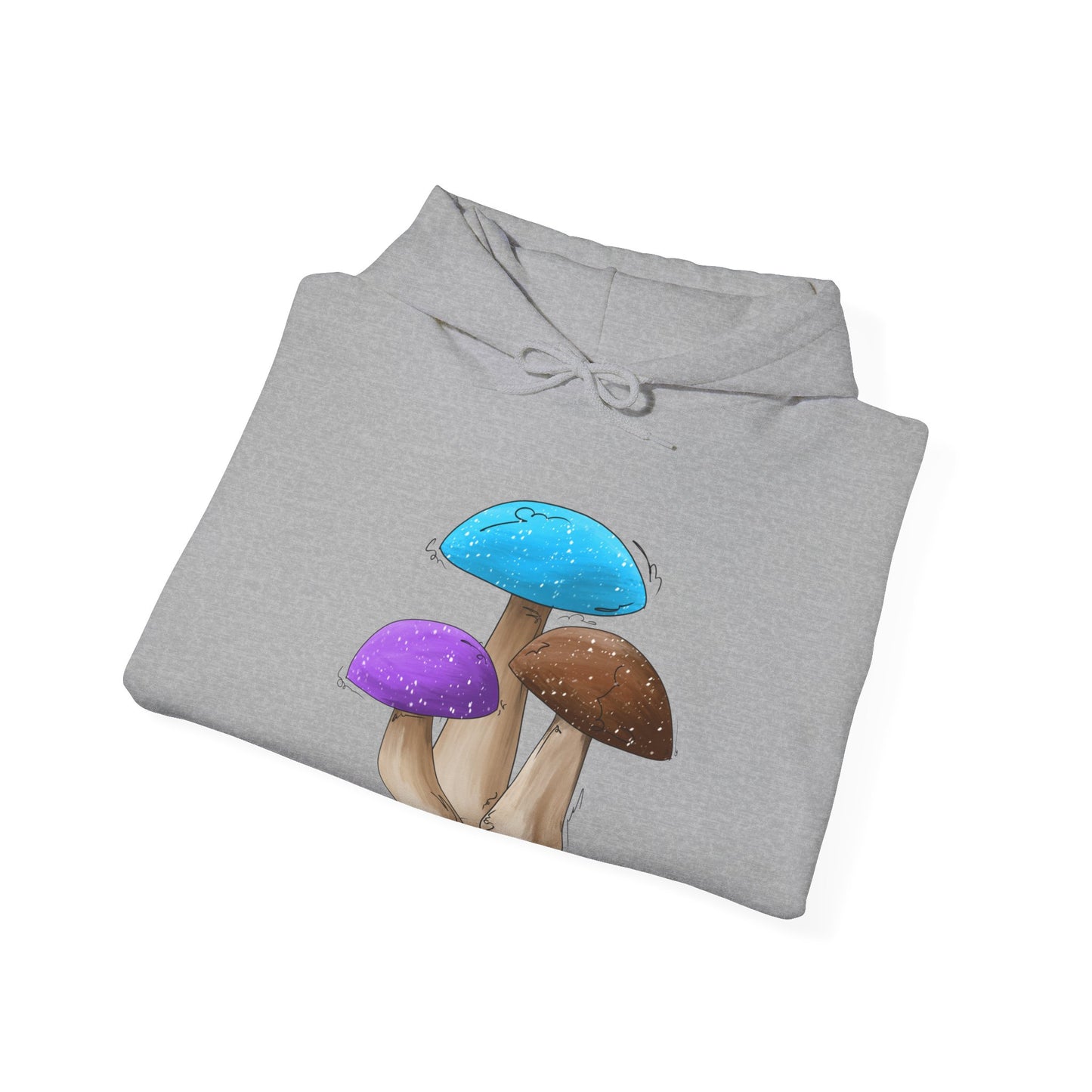 Androsexual Pride Flag Mushrooms - Adult Unisex Hoodie