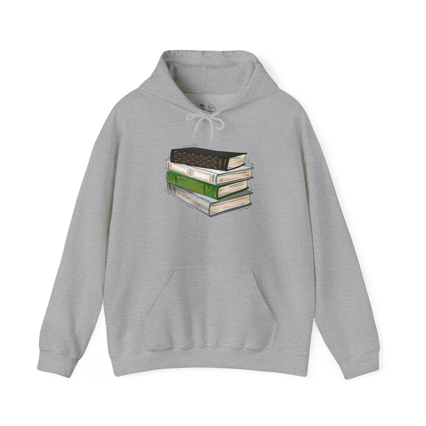 Demiromantic Pride Flag Old Books - Adult Unisex Hoodie