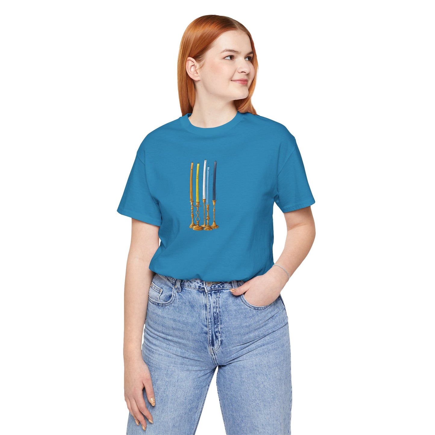 Aroace Pride Flag Candlesticks - Unisex T-Shirt