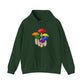 Gay Pride Flag Mushrooms - Adult Unisex Hoodie