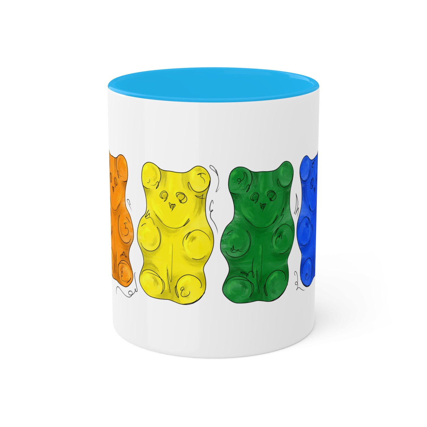 Gay Pride Flag Gummy Bears - Mug