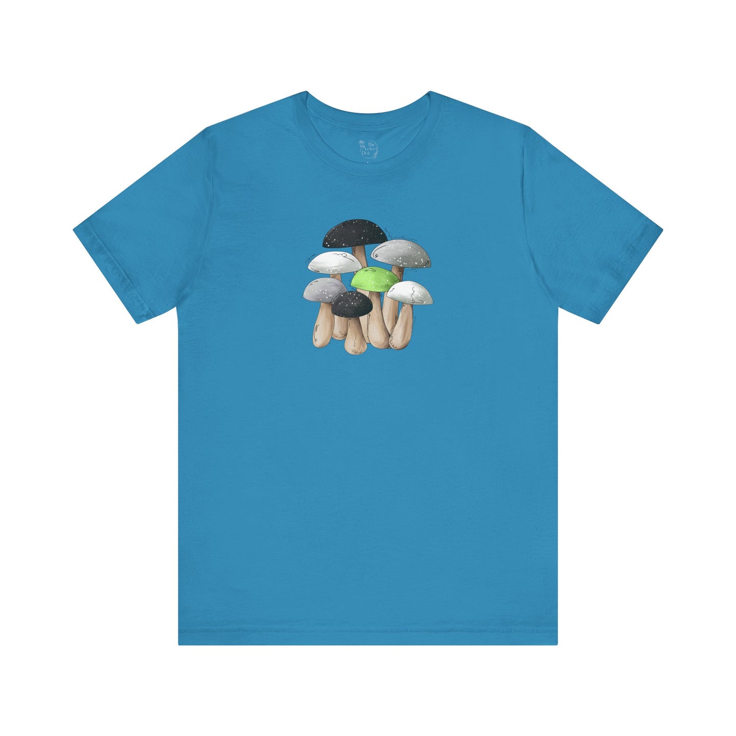 Agender Pride Flag Mushrooms - Unisex T-Shirt