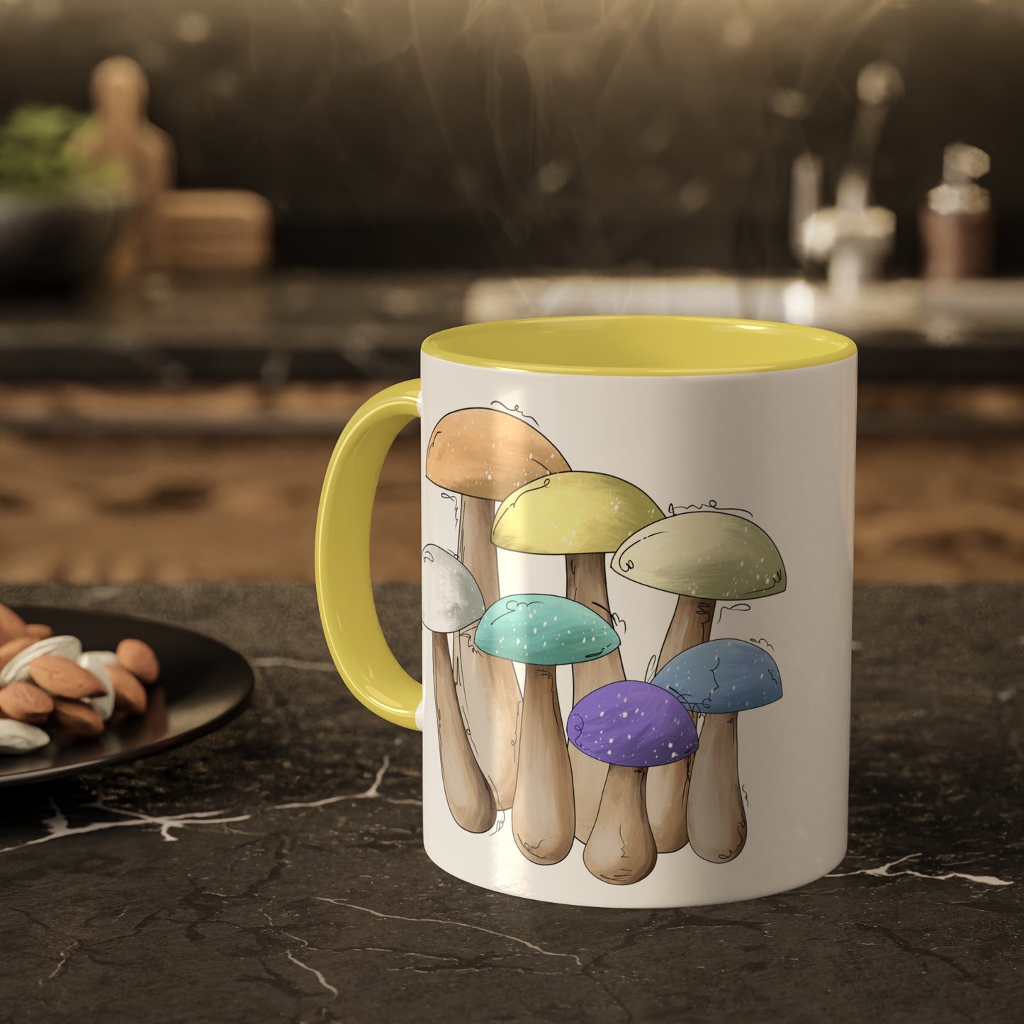 Genderfaun Pride Flag Mushrooms - Mug