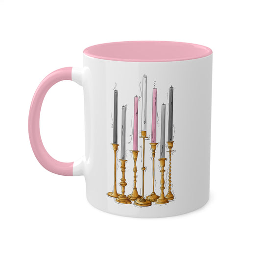 Demigirl Pride Flag Candlesticks - Mug