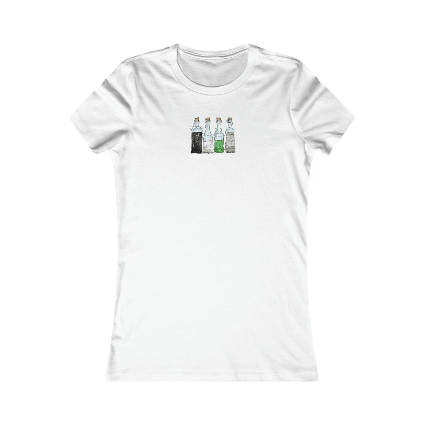 Demiromantic Pride Flag Potion Bottles - Women's T-Shirt