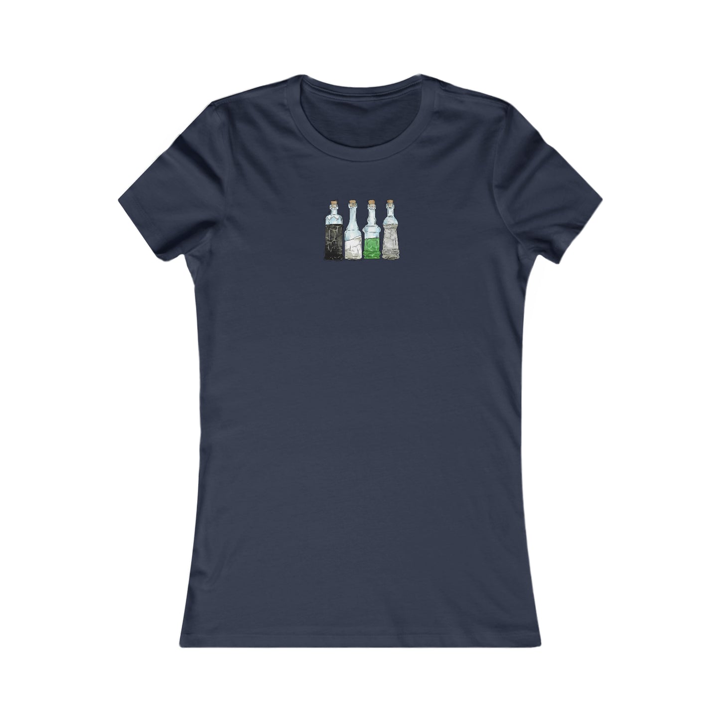 Demiromantic Pride Flag Potion Bottles - Women's T-Shirt