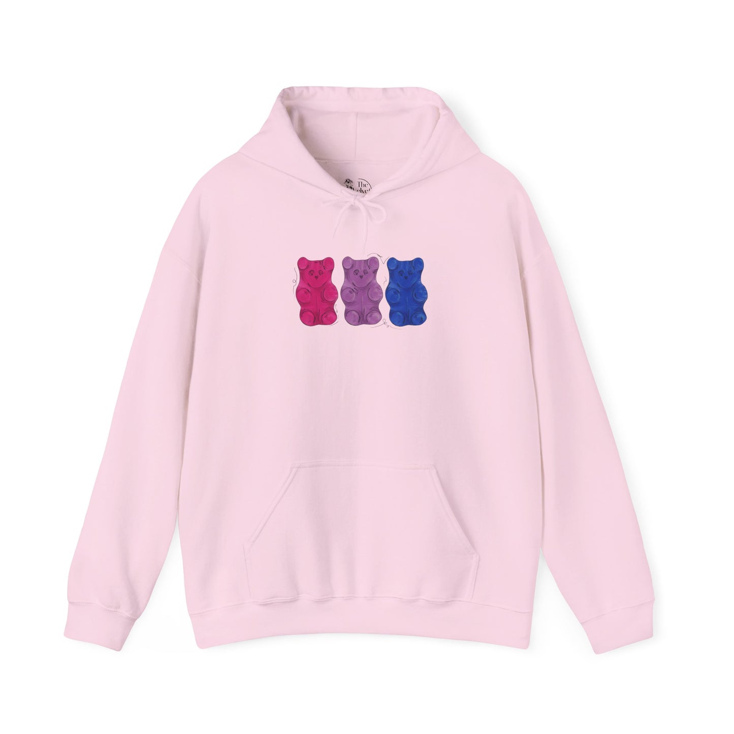 Bisexual Pride Flag Gummy Bears - Adult Unisex Hoodie