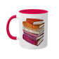 Lesbian Pride Flag Old Books - Mug