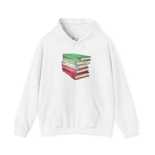 Abrosexual Pride Flag Old Books - Adult Unisex Hoodie