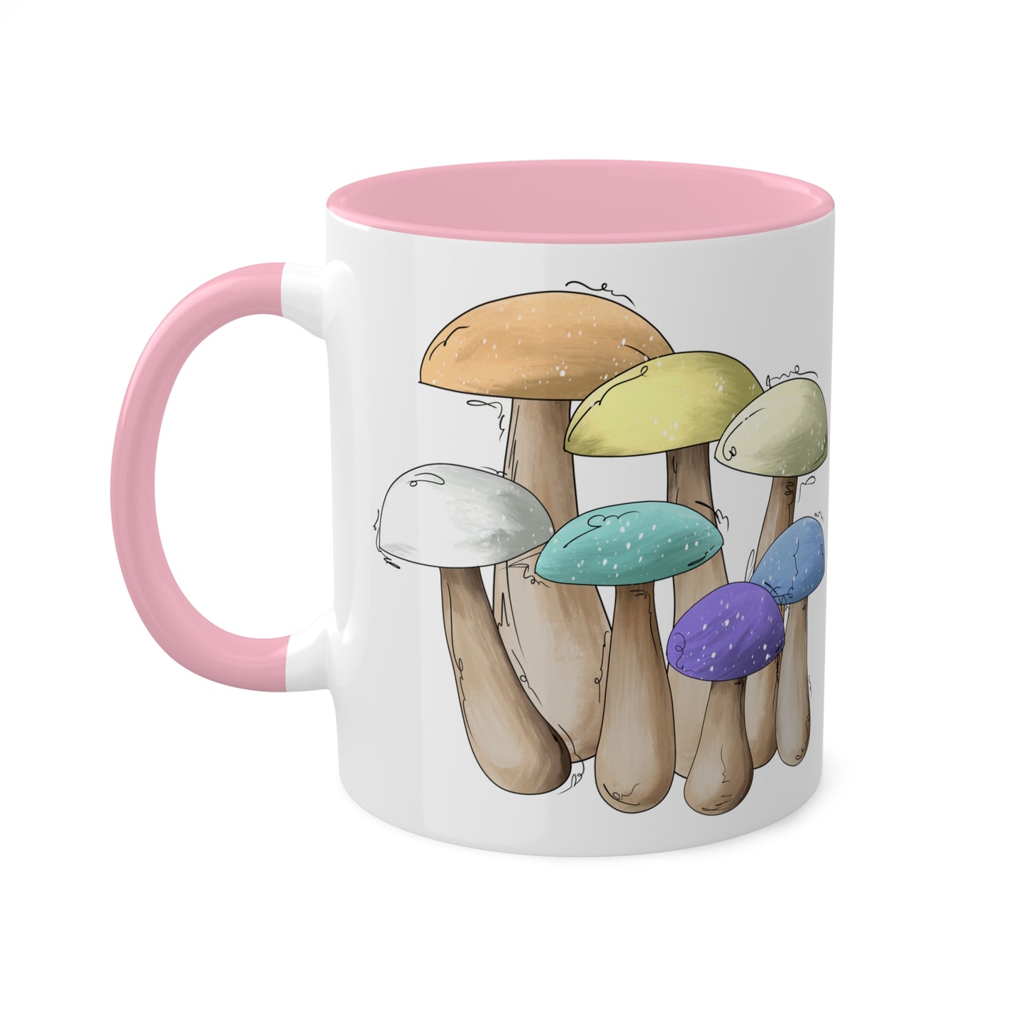 Genderfaun Pride Flag Mushrooms - Mug