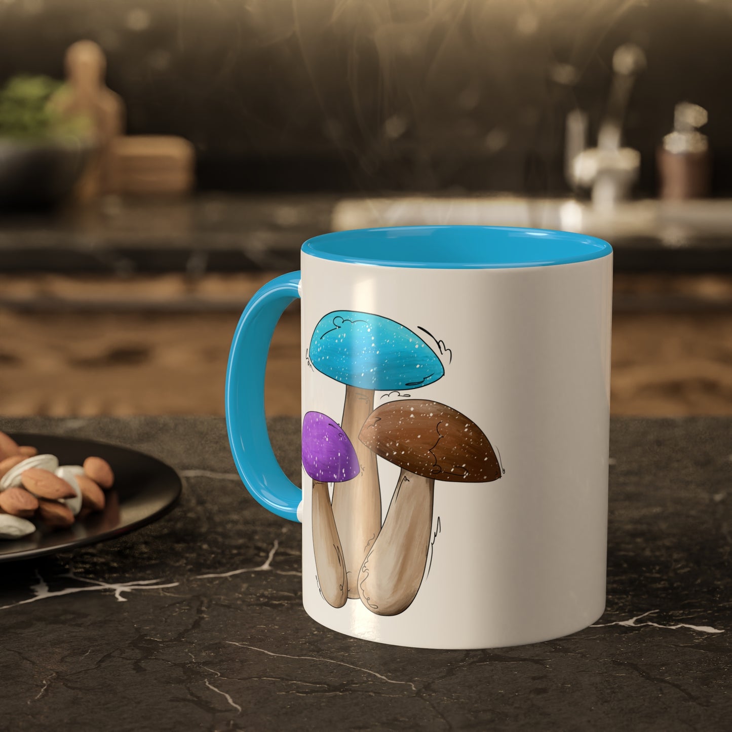 Androsexual Pride Flag Mushrooms - Mug