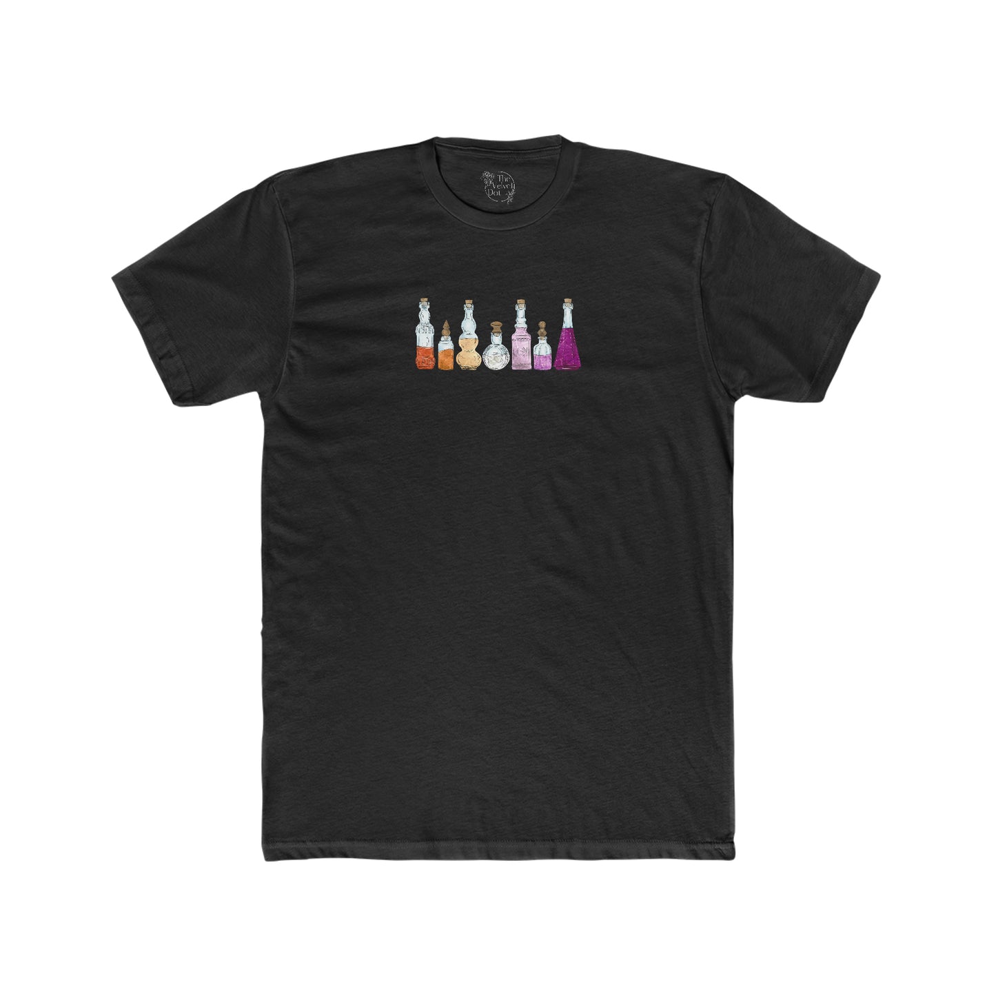 Lesbian Pride Flag Potion Bottles - Men's T-Shirt