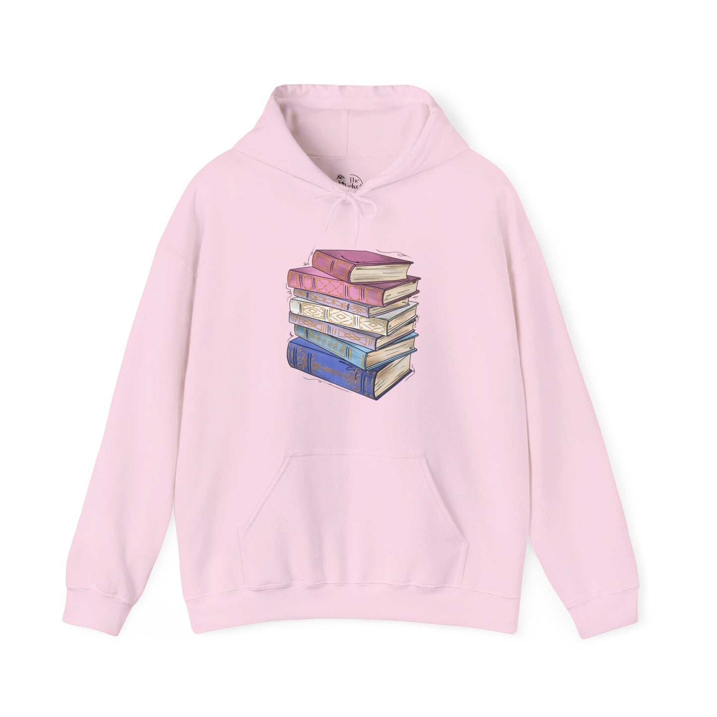 Bigender Pride Flag Old Books - Adult Unisex Hoodie