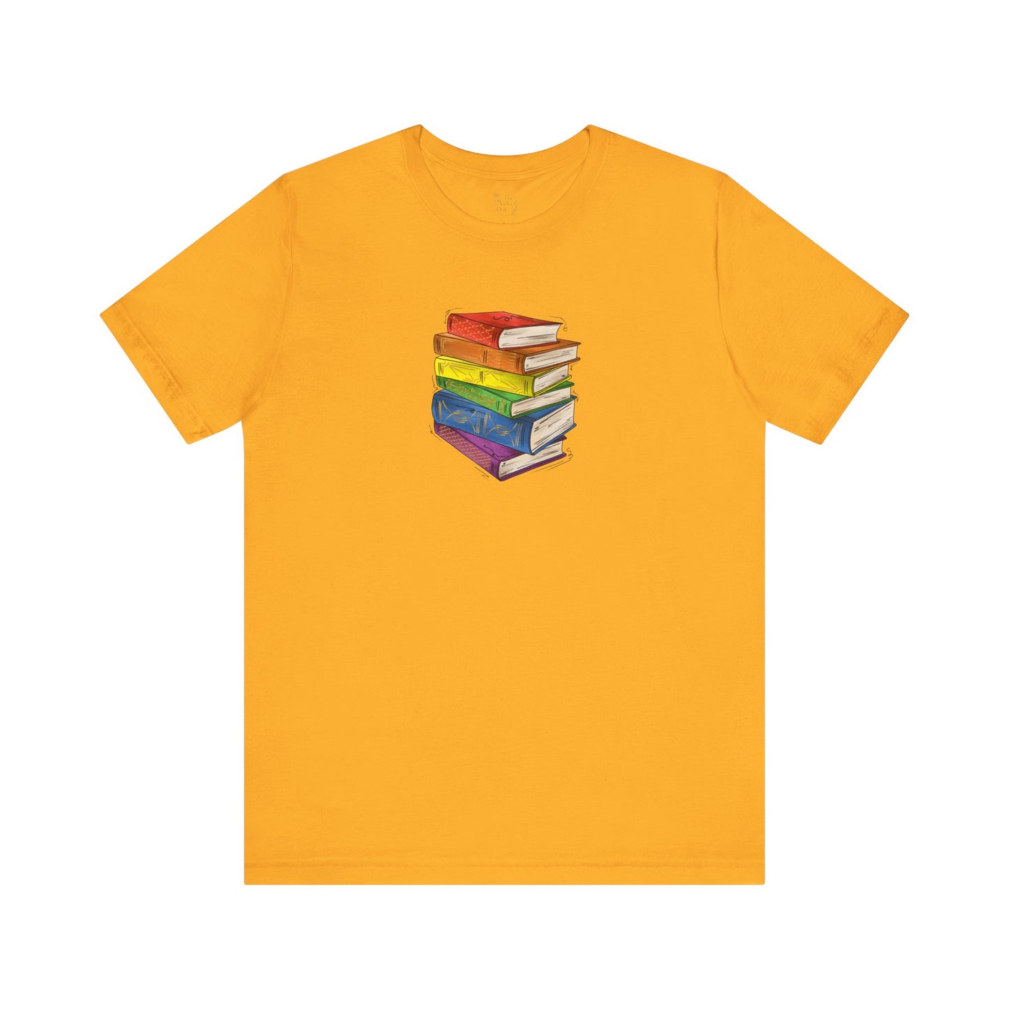 Gay Pride Flag Old Books - Unisex T-Shirt