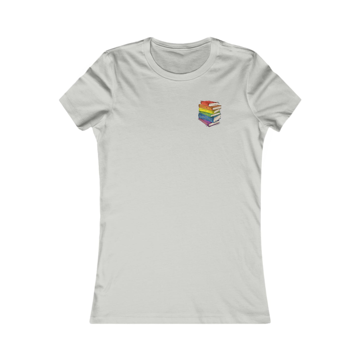 Gay Pride Flag Old Books - Women's T-Shirt