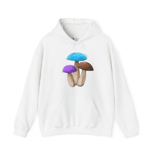 Androsexual Pride Flag Mushrooms - Adult Unisex Hoodie