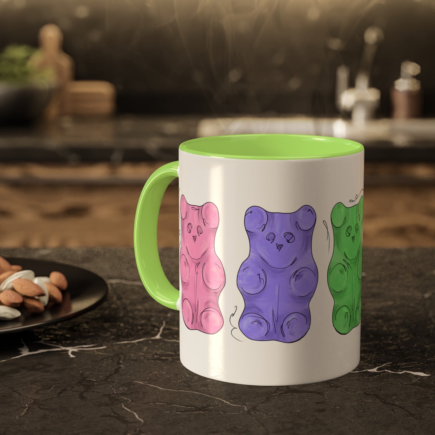 Trigender Pride Flag Gummy Bears - Mug