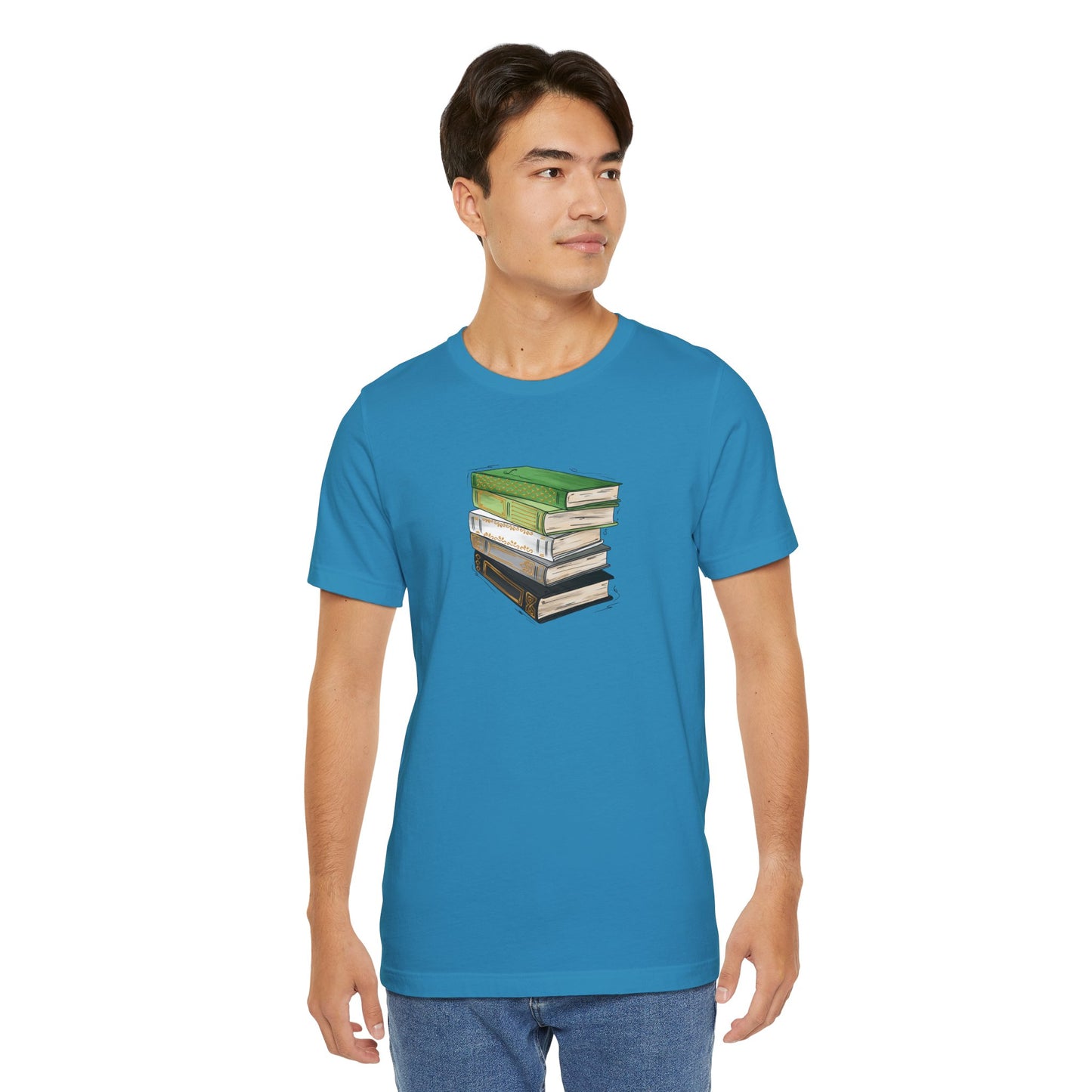 Aromantic Pride Flag Old Books - Unisex T-Shirt