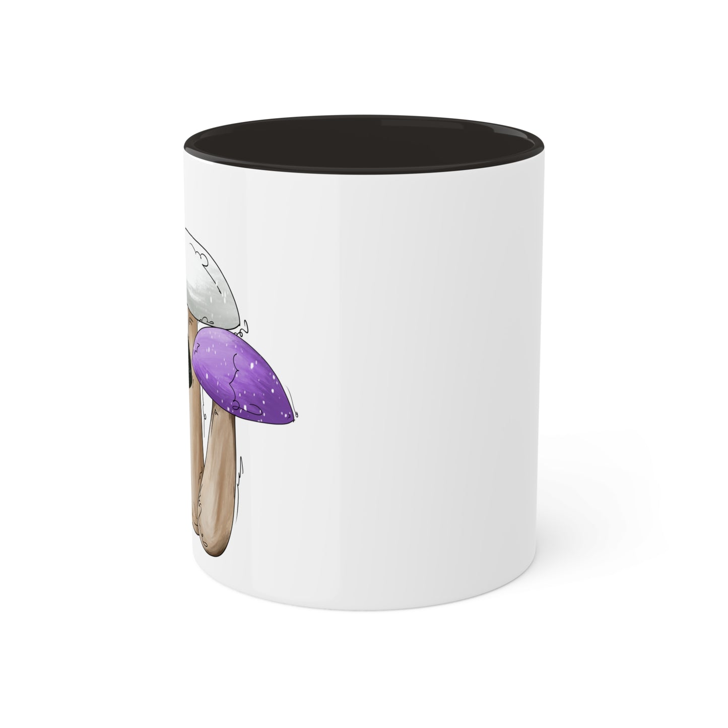 Nonbinary Pride Flag Mushrooms - Mug