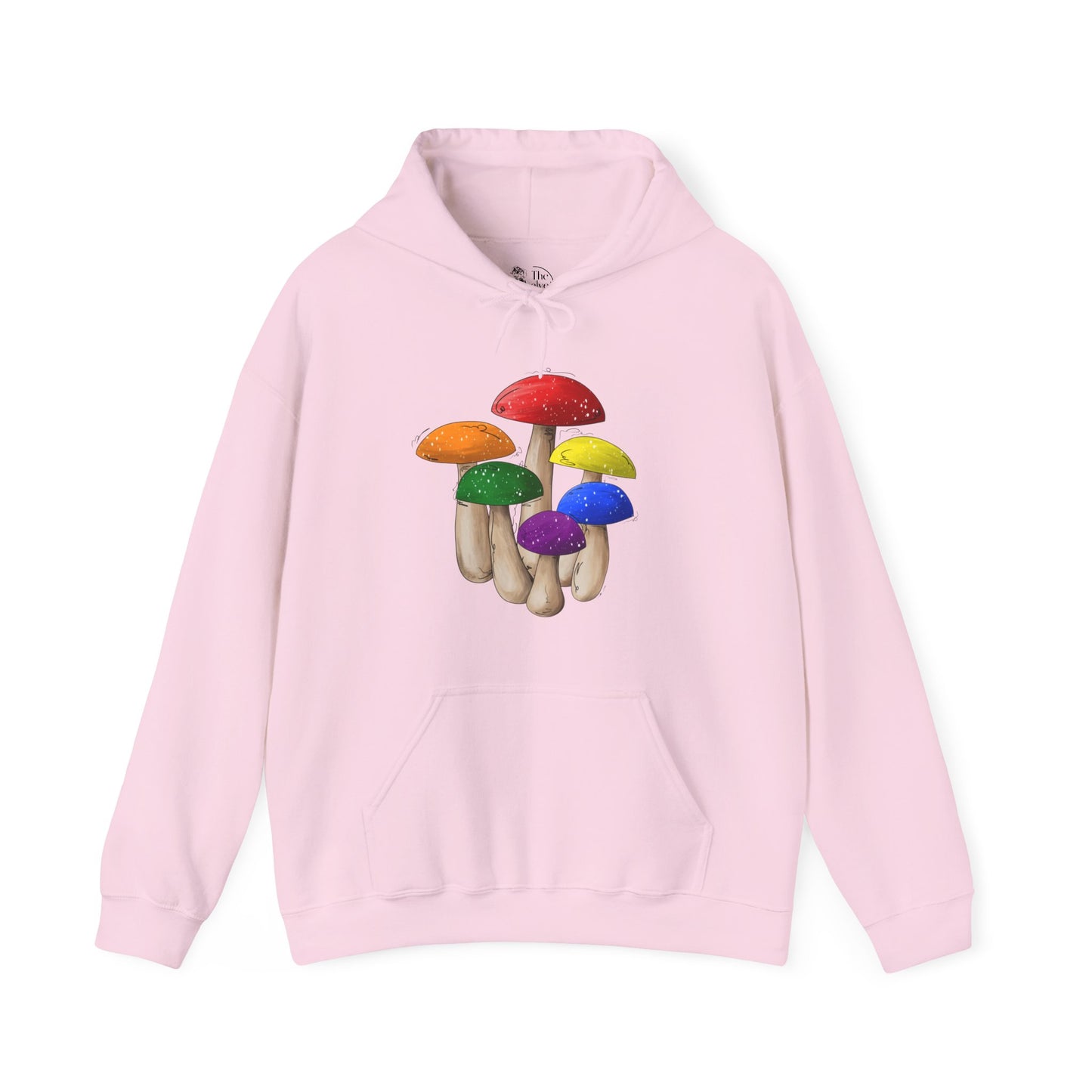 Gay Pride Flag Mushrooms - Adult Unisex Hoodie