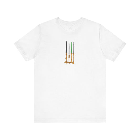 Demiromantic Pride Flag Candlesticks - Unisex T-Shirt