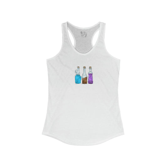 Androsexual Pride Flag Potion Bottles - Womens Tank Top