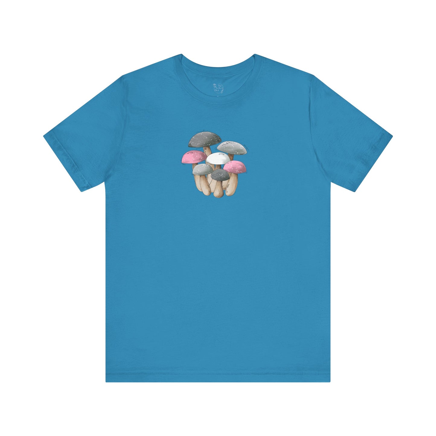 Demi Girl Pride Flag Mushrooms - Unisex T-Shirt