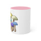 Genderfaun Pride Flag Mushrooms - Mug