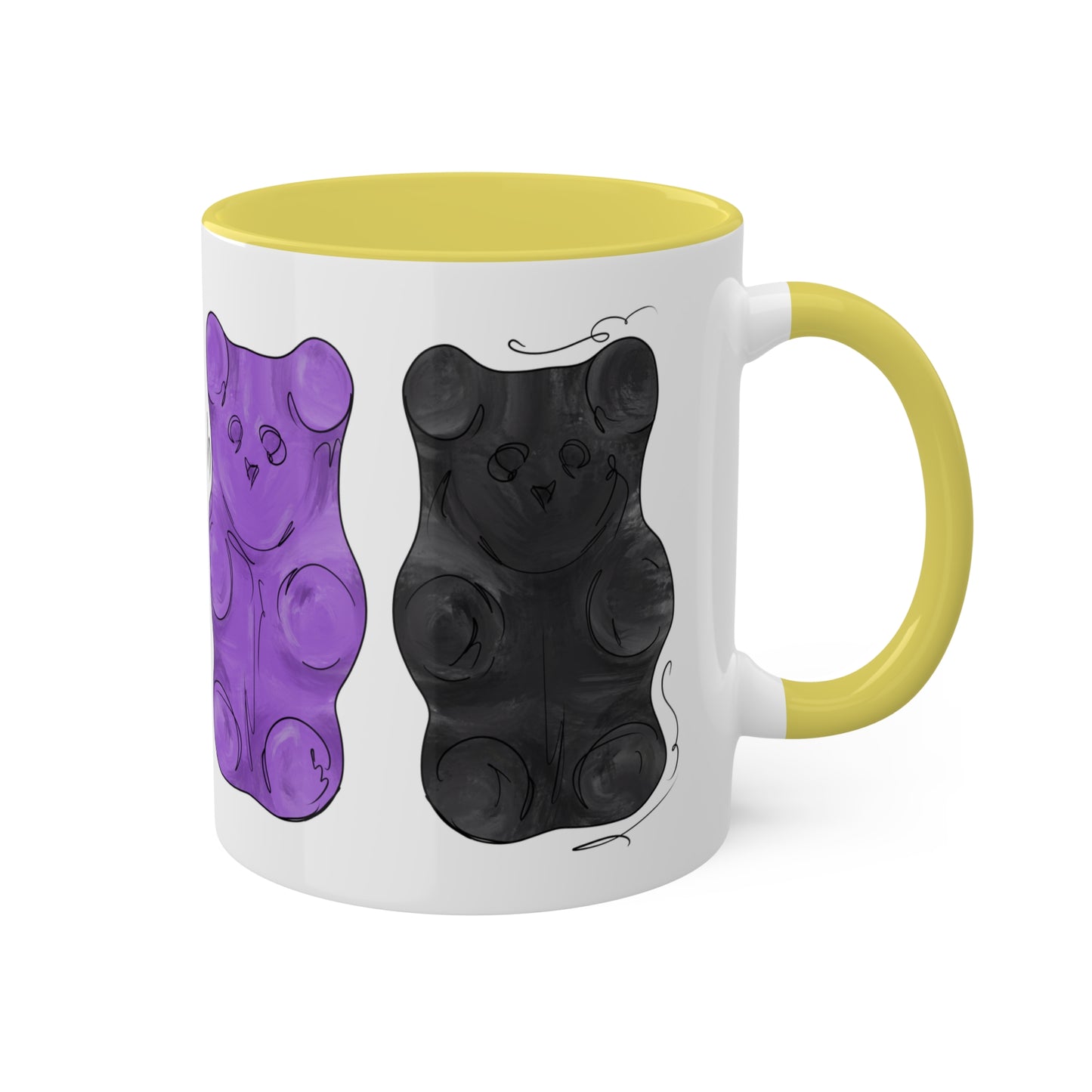 Nonbinary Pride Flag Gummy Bears - Mug