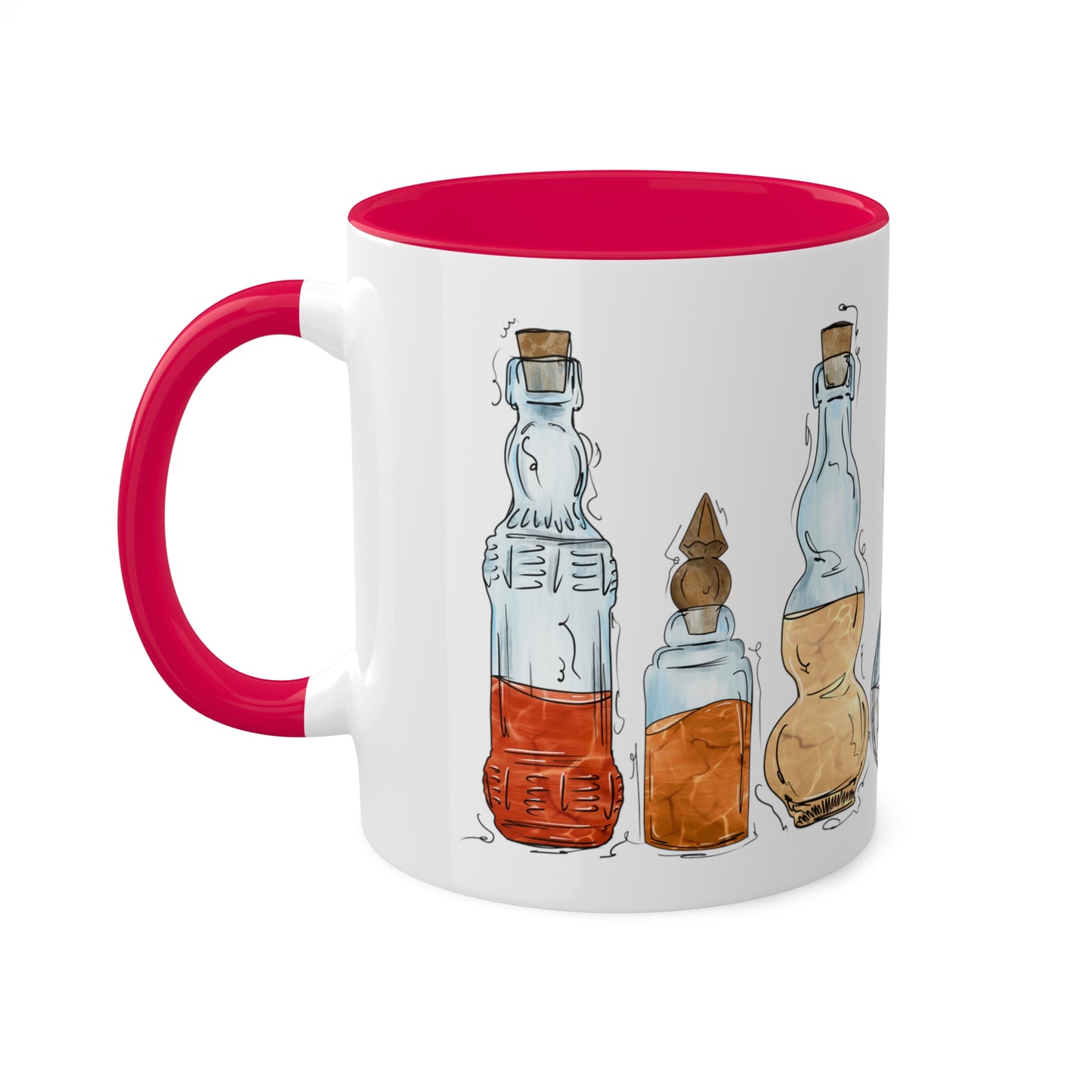 Lesbian Pride Flag Potion Bottles - Mug