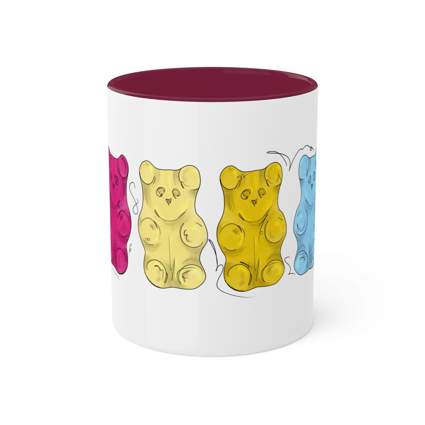 Copy of Panromantic Pride Flag Gummy Bears - Mug