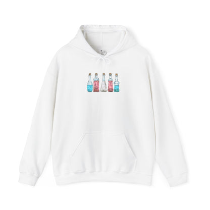 Transgender Pride Flag Potion Bottles - Adult Unisex Hoodie