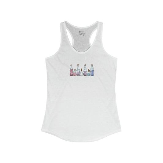 Bigender Pride Flag Potion Bottles - Womens Tank Top