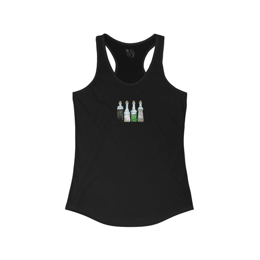 Demiromantic Pride Flag Potion Bottles - Womens Tank Top