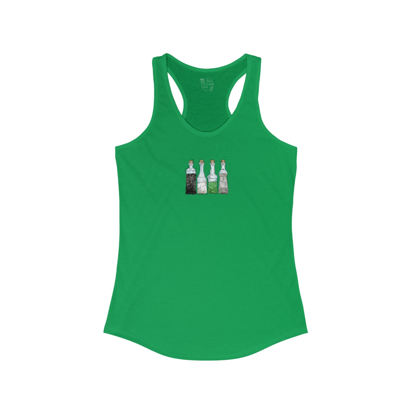 Demiromantic Pride Flag Potion Bottles - Womens Tank Top