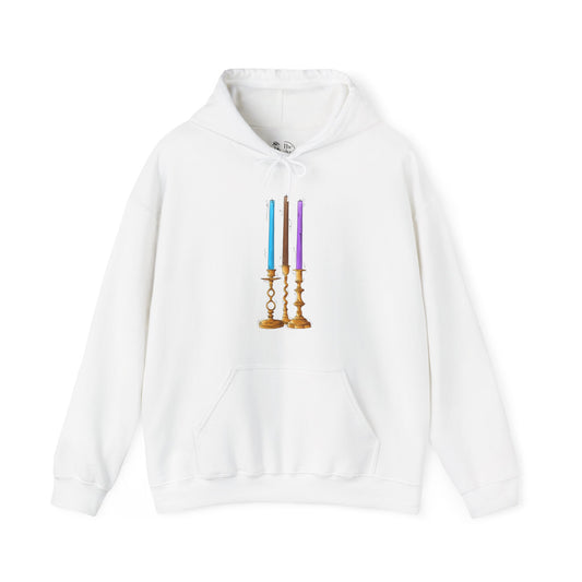 Androsexual Pride Flag Candlesticks - Adult Unisex Hoodie