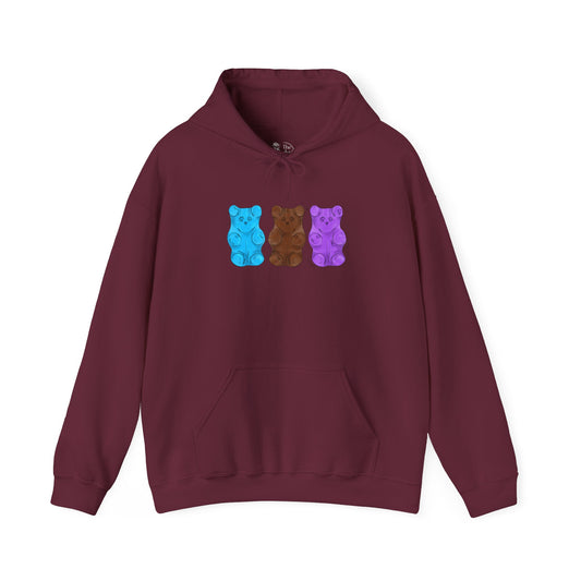 Androsexual Pride Flag Gummy Bears - Adult Unisex Hoodie