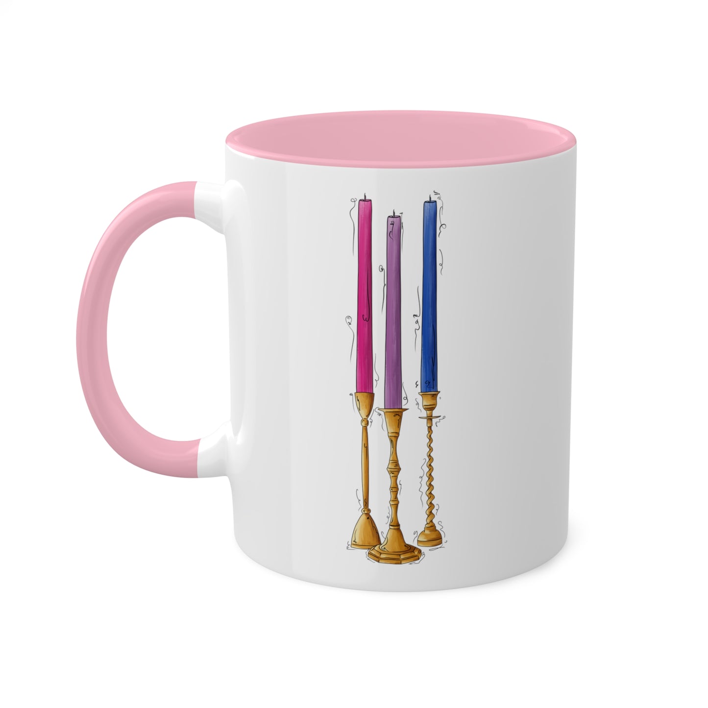 Bisexual Pride Flag Candlesticks - Mug