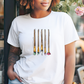 Abrosexual Pride Flag Paint Brushes - Unisex T-Shirt